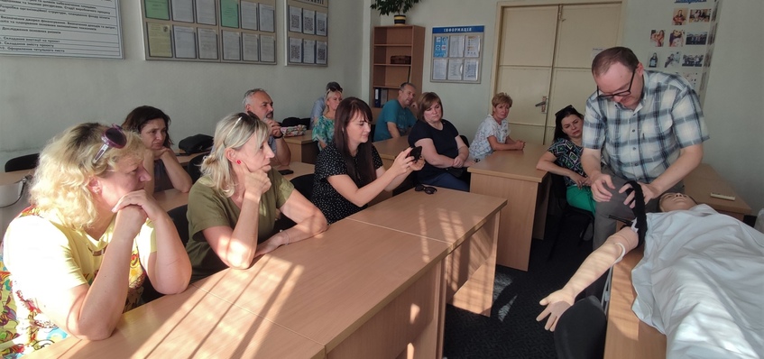 Проведено  навчання з первинної домедичної допомоги під час війни