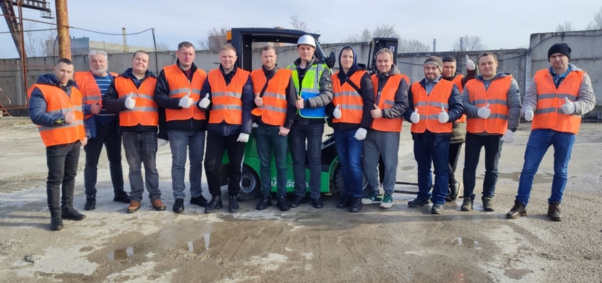 Відкритий урок водіїв навантажувача